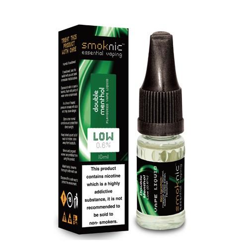 DOUBLE MENTHOL E LIQUID BY SMOKNIC 10ML 70VG Eliquids Outlet