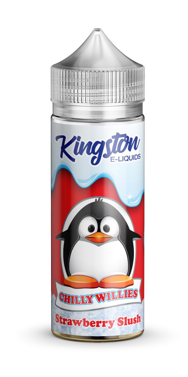 STRAWBERRY SLUSH E LIQUID KINGSTON CHILLY WILLIES 100ML 70VG - Eliquids Outlet