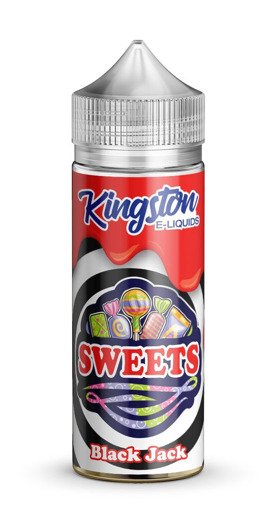 BLACK JACK E LIQUID KINGSTON SWEETS 100ML 70VG - Eliquids Outlet