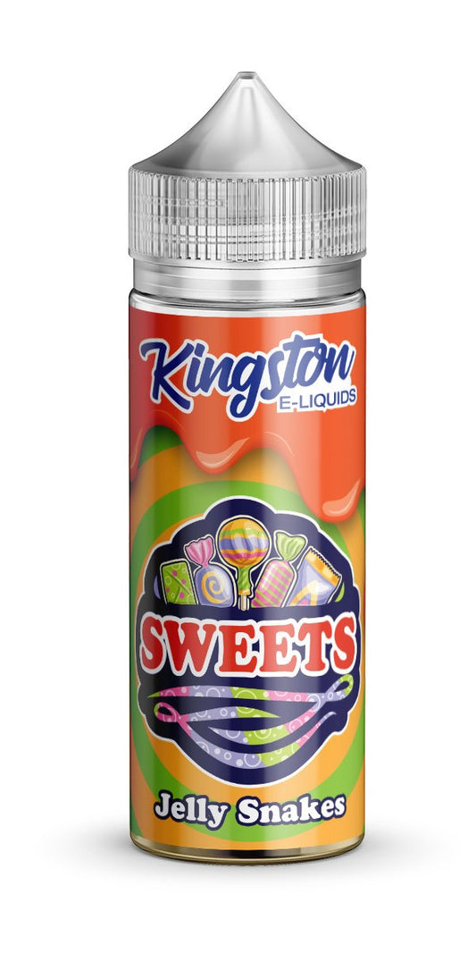 JELLY SNAKES E LIQUID KINGSTON SWEETS 100ML 70VG - Eliquids Outlet